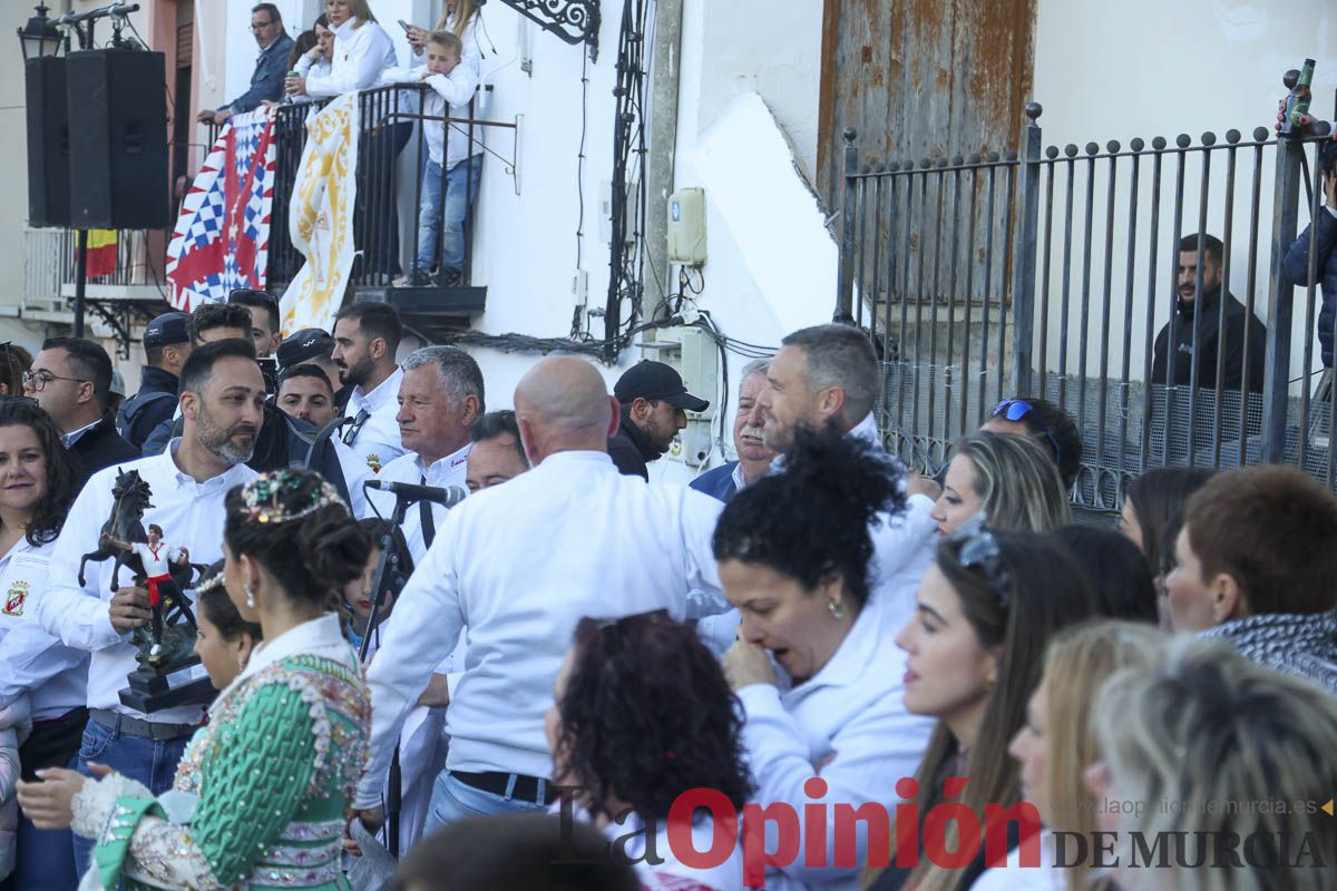 Entrega de premios del concurso de 'Caballo a pelo' en Caravaca