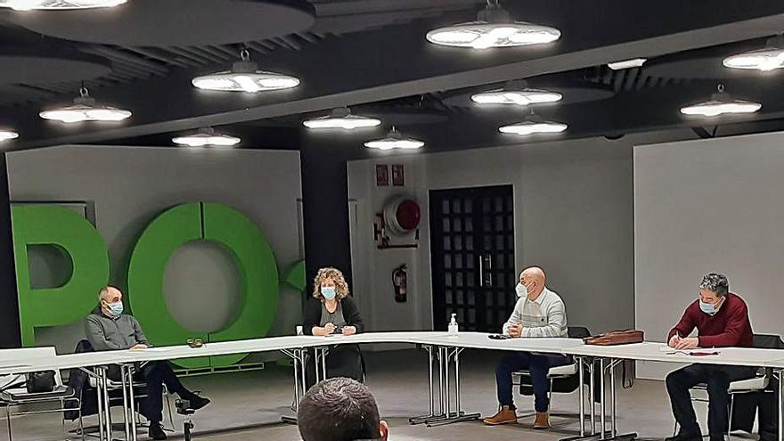 Imagen de la reunión mantenida ayer.   | // FDV