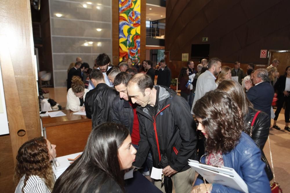 Acto del grupo de empresas Ekonomika en Gijón