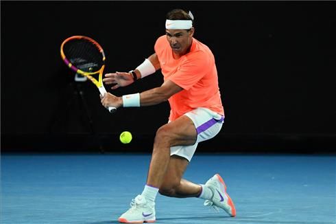 Nadal, en el Abierto de Australia.