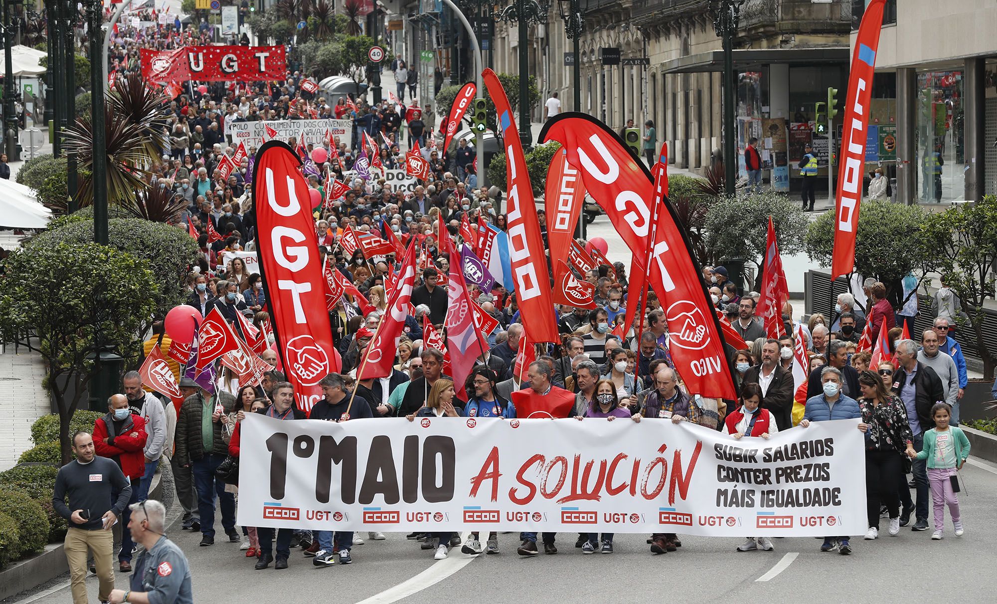 Día del Trabajo: El movimiento obrero vuelve a las calles de Vigo