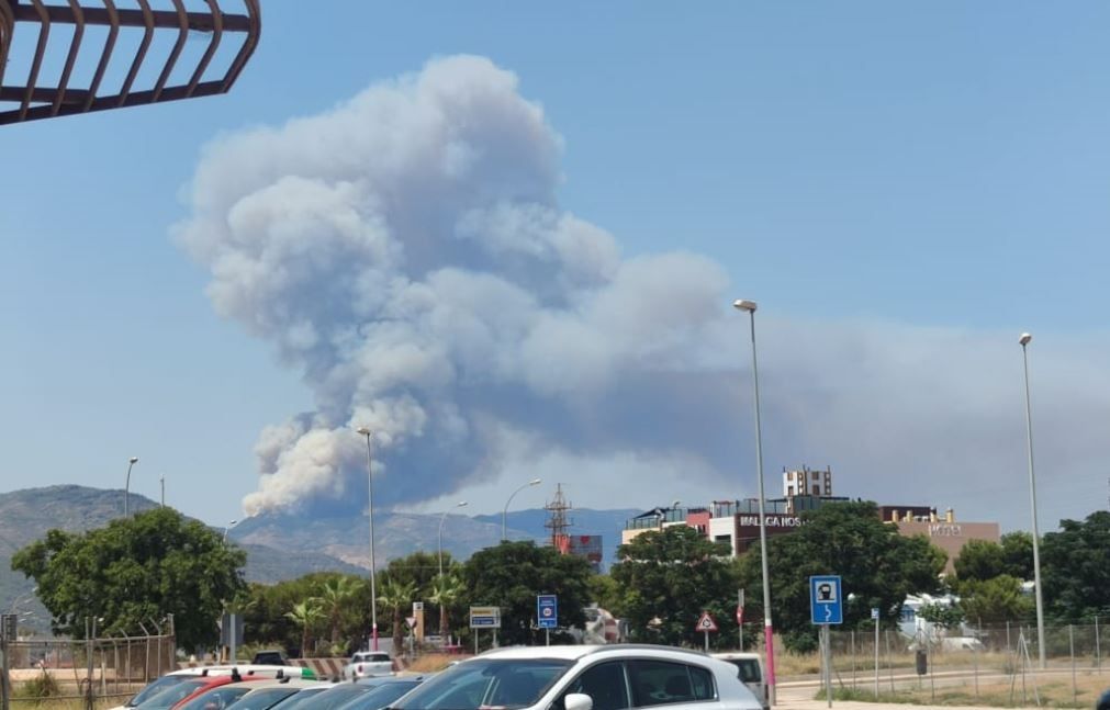 Declarado un incendio en la Sierra de Mijas