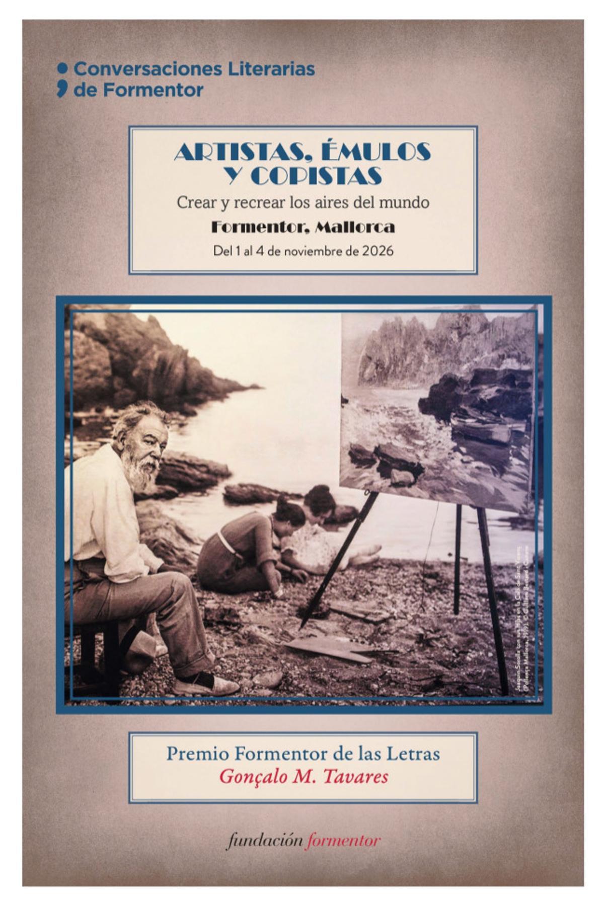 Cartel de las Conversaciones Literarias de Formentor