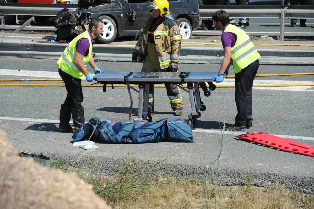 Las imágenes del accidente