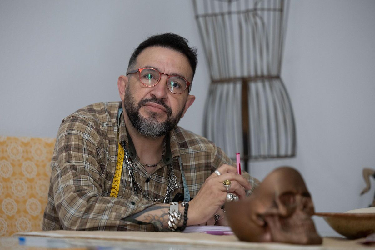 Toni Bonet, en su taller