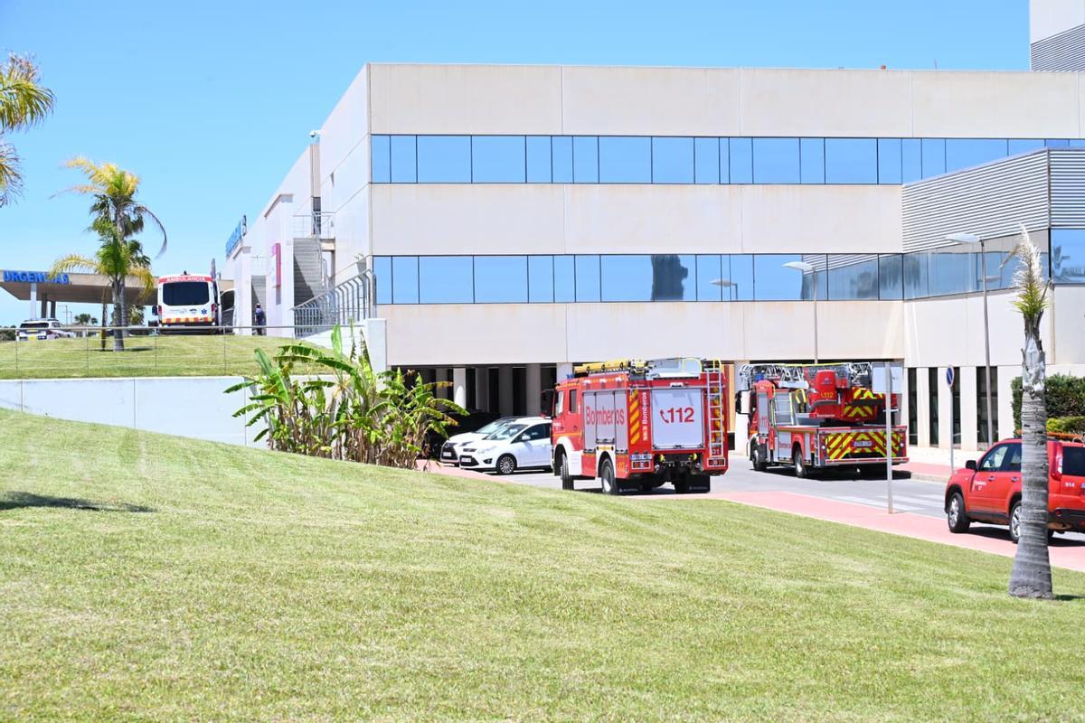 Incendio en el Hospital de Torrevieja
