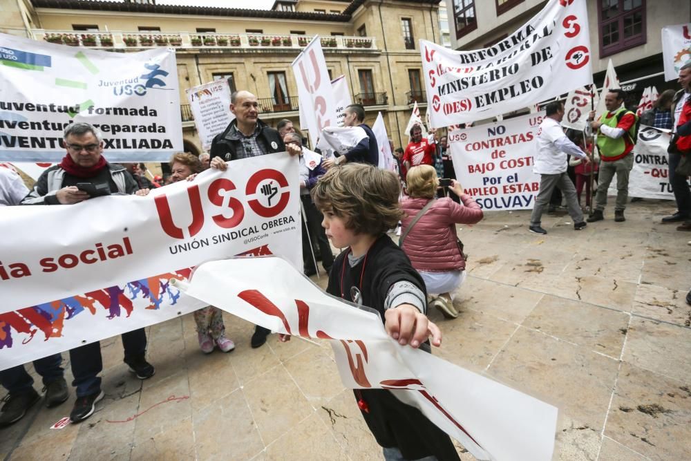 Manifestación del 1 de Mayo en Oviedo