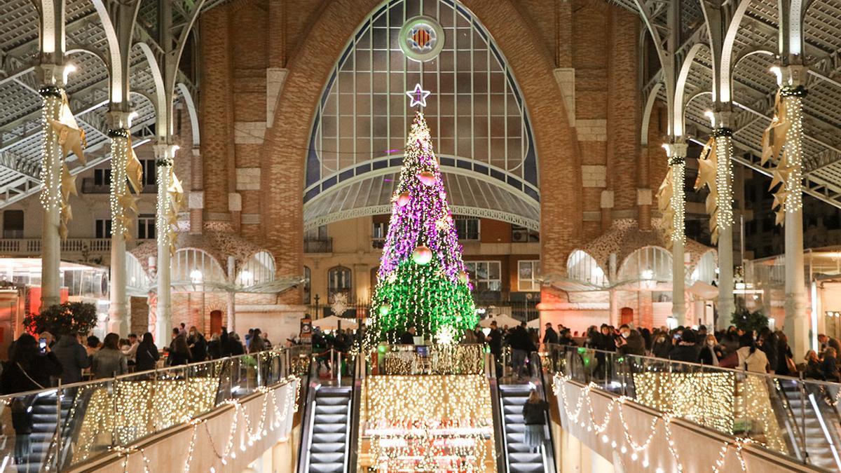 El Mercado de Colón durante las fiestas navideñas del año pasado. 