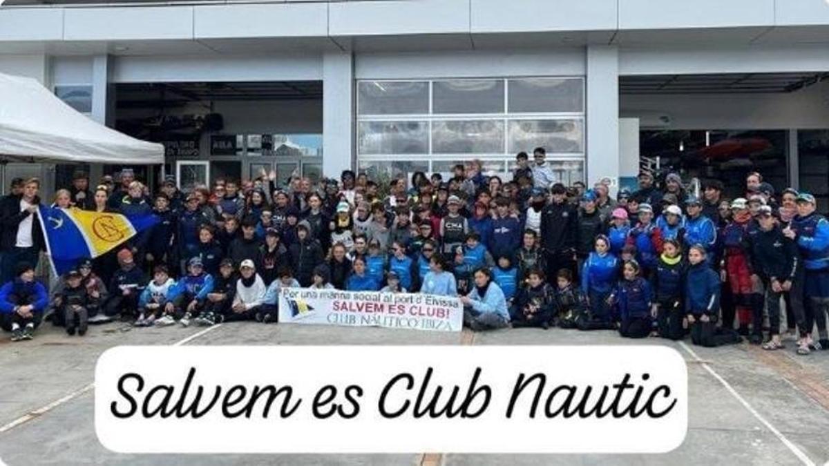 La campaña 'Salvem es Club Nàutic' del Club Náutico de Ibiza