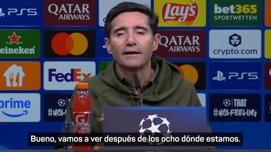 Marcelino: “Tenemos fe absoluta en estar entre los 24 primeros"