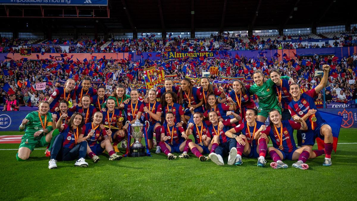 El Barça, campeón de la Copa de la Reina