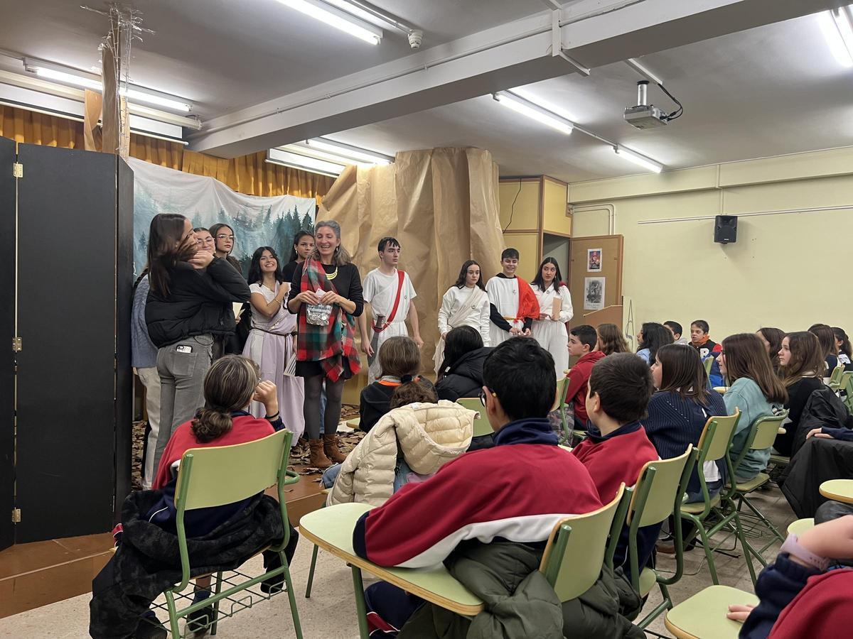 El IES Ángel Sanz Briz de Casetas viaja en el tiempo y se convierte en un asentamiento celta