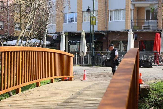 En imágenes: el nuevo puente de La Serrería, entre Villalegre y Las Vegas