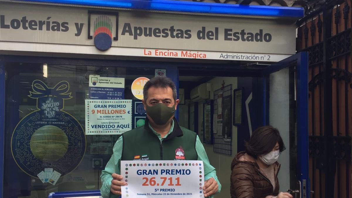 La Encina Mágica, administración agraciada con un quinto