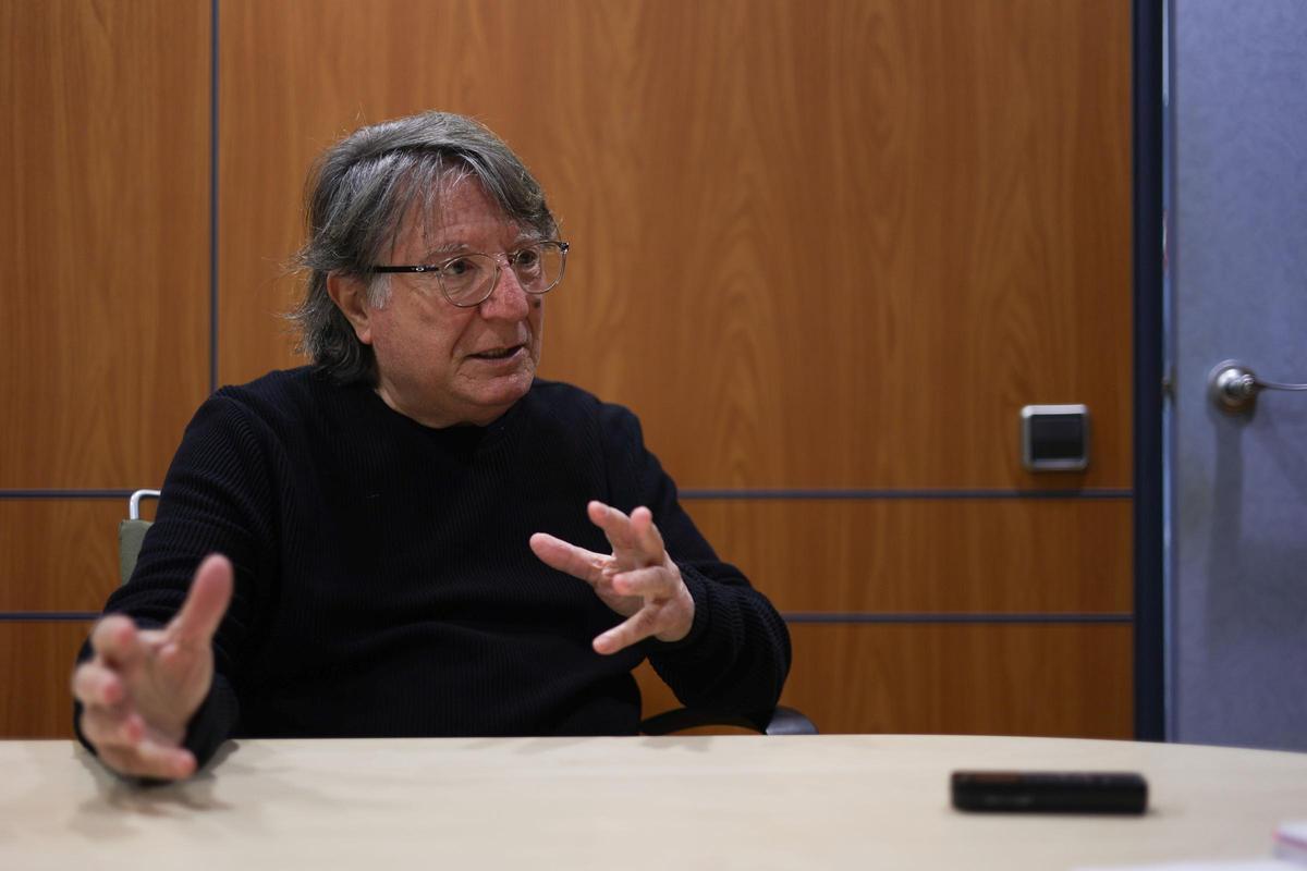 Carles Fabregat, ayer durante la entrevista en la sede de Diario de Ibiza.