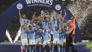Fiestón del Manchester City en Ibiza para celebrar la Champions