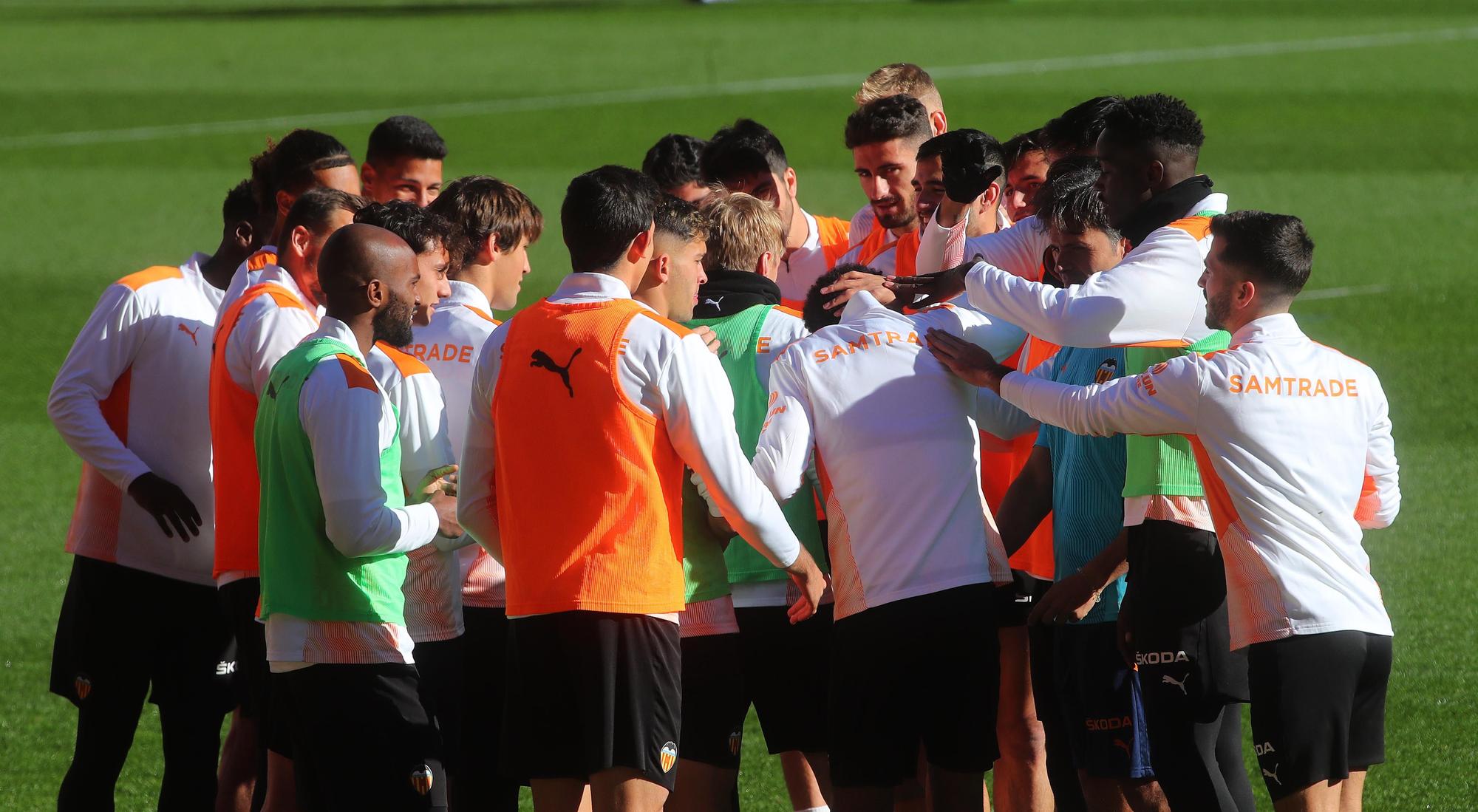 Así ha sido el entrenamiento de hoy del Valencia CF