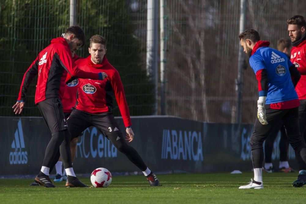 El Celta reanuda los entrenamientos para preparar el encuentro contra el Barcelona en Copa