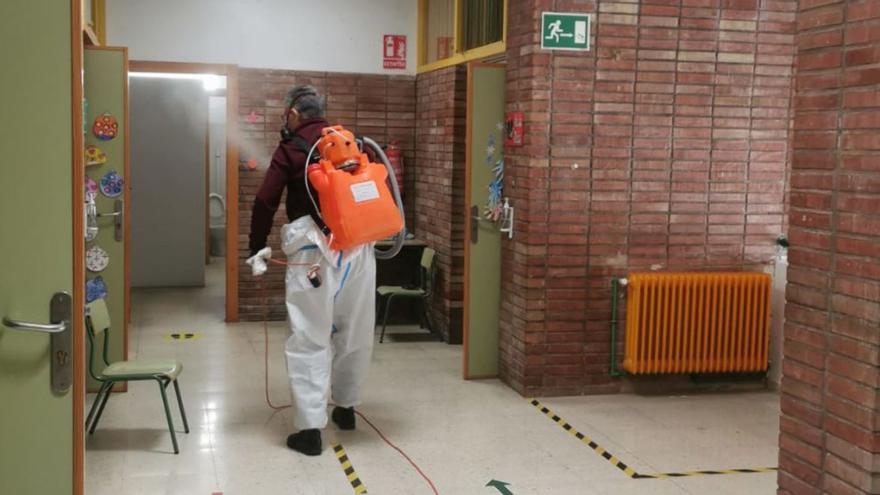 Puerto Lumbreras refuerza la desinfección de los centros educativos