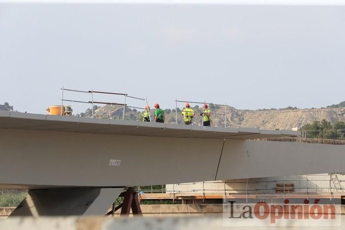 El nuevo puente en Lorca, a punto de terminar