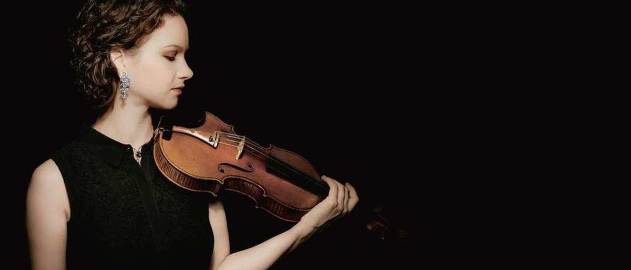 La violinista estadounidense Hilary Hahn.