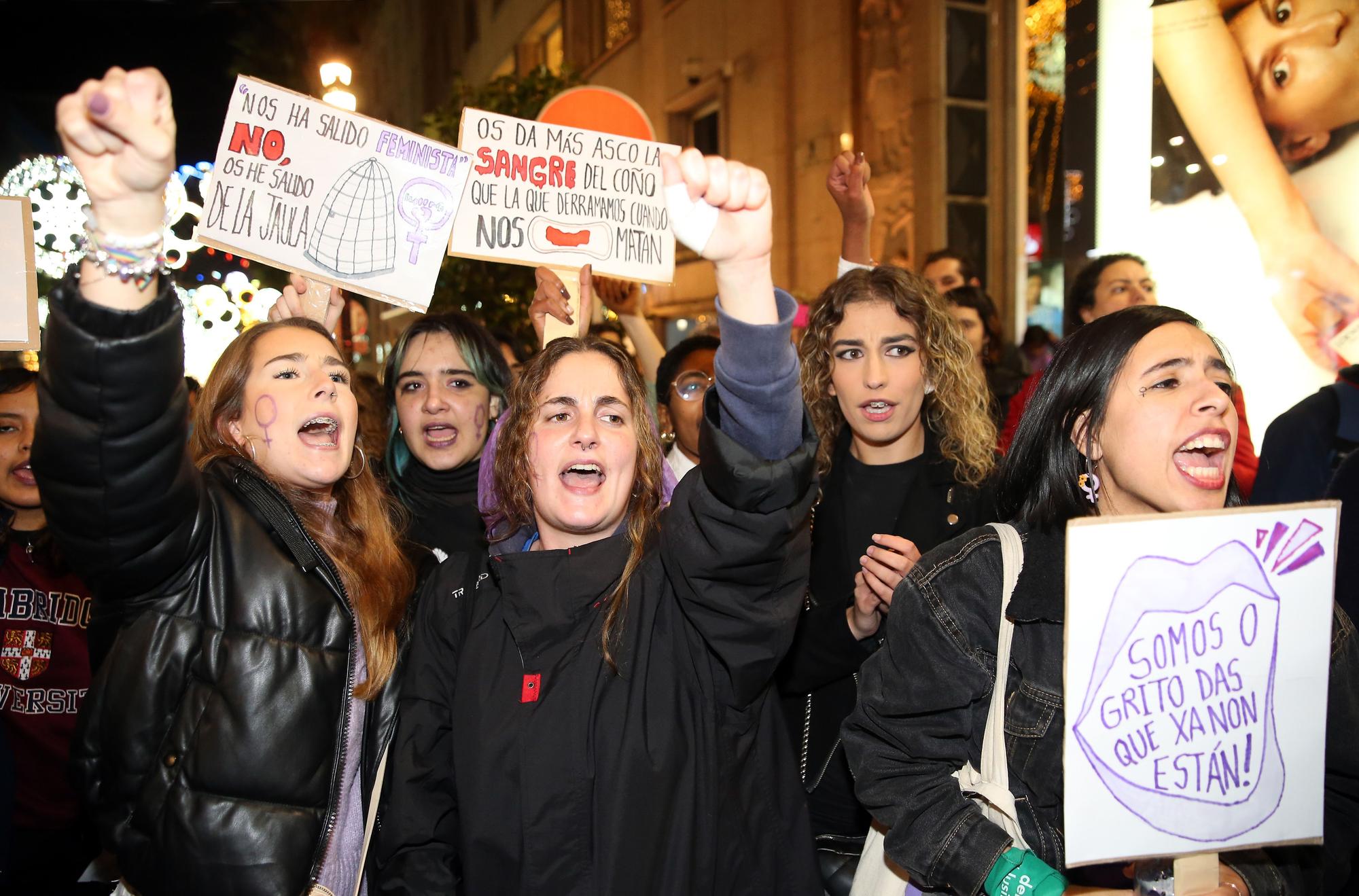 Vigo sale a la calle contra el machismo