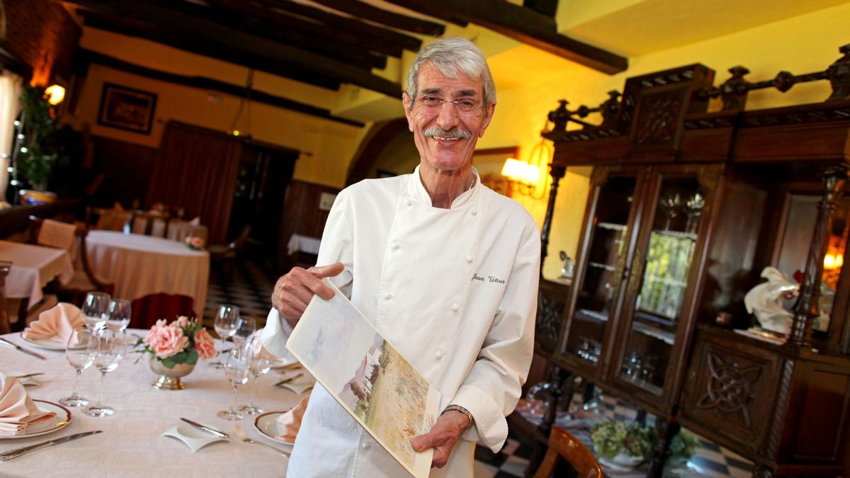 Joan Viñas en el restaurant La Llar