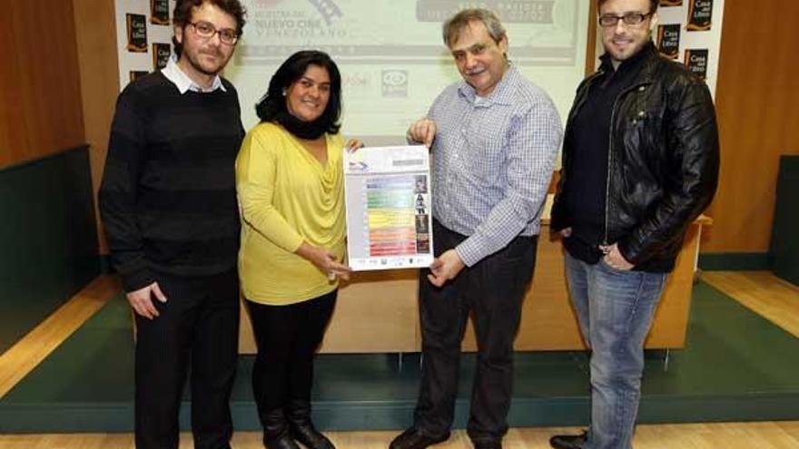 Odoardo Torres; la coordinadora Pily Galán; Manuel Pérez y Jesús Ari García (izq. a drcha.).