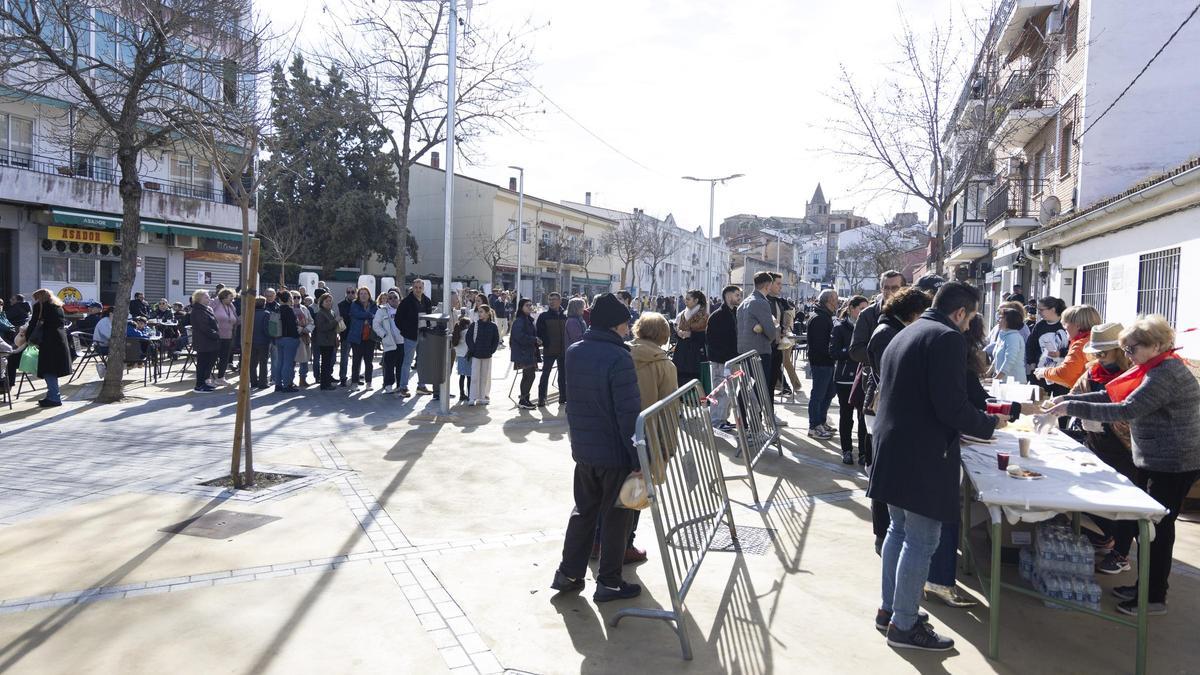 Una imagen de la romería de San Blas, una de sus señas de identidad.