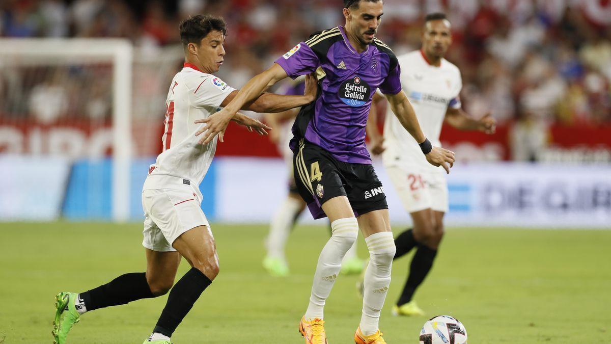 Un lance del Sevilla - Valladolid.