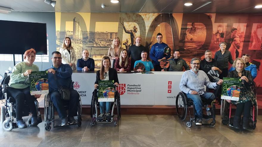 Valencia presenta el  único Master Nacional de pádel en silla de ruedas