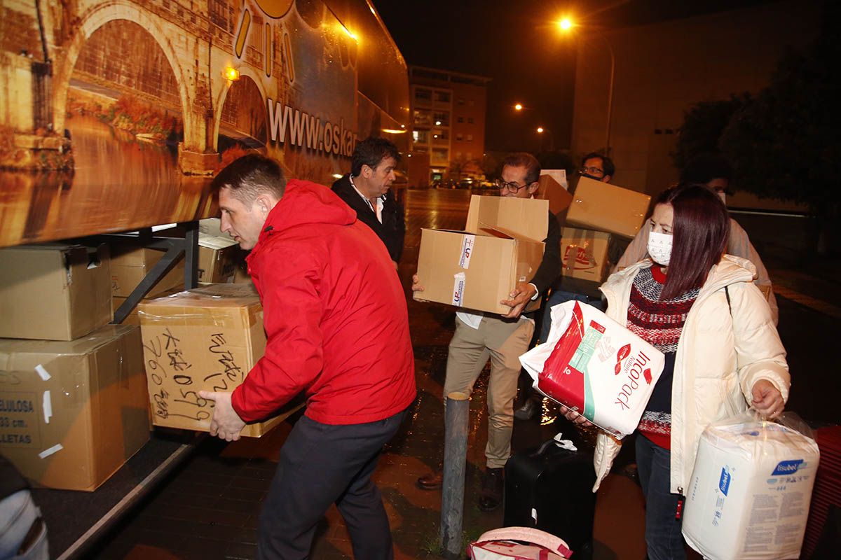 Llega a Córdoba un autobús de refugiados ucranianos