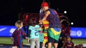 El Camp Nou acogió la fiesta de la Liga