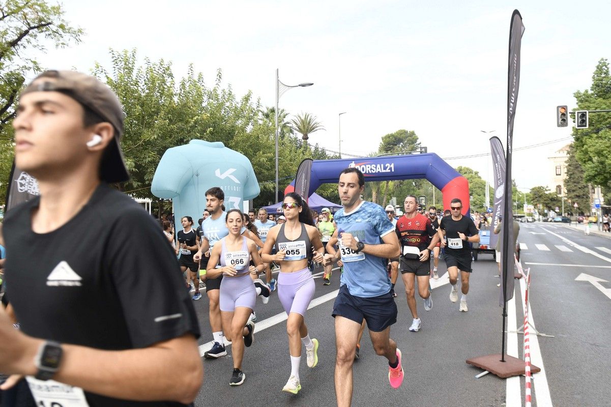 La carrera y marcha Solidaria Asteamur, en imágenes