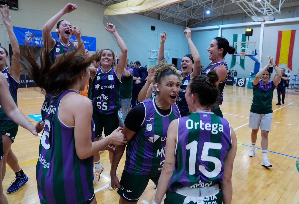 El Unicaja Mijas, finalista por el ascenso a LF Endesa.
