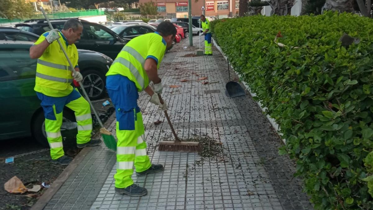 Imagen de los Servicios de Limpieza del Ayuntamiento de Las Palmas de Gran Canaria.