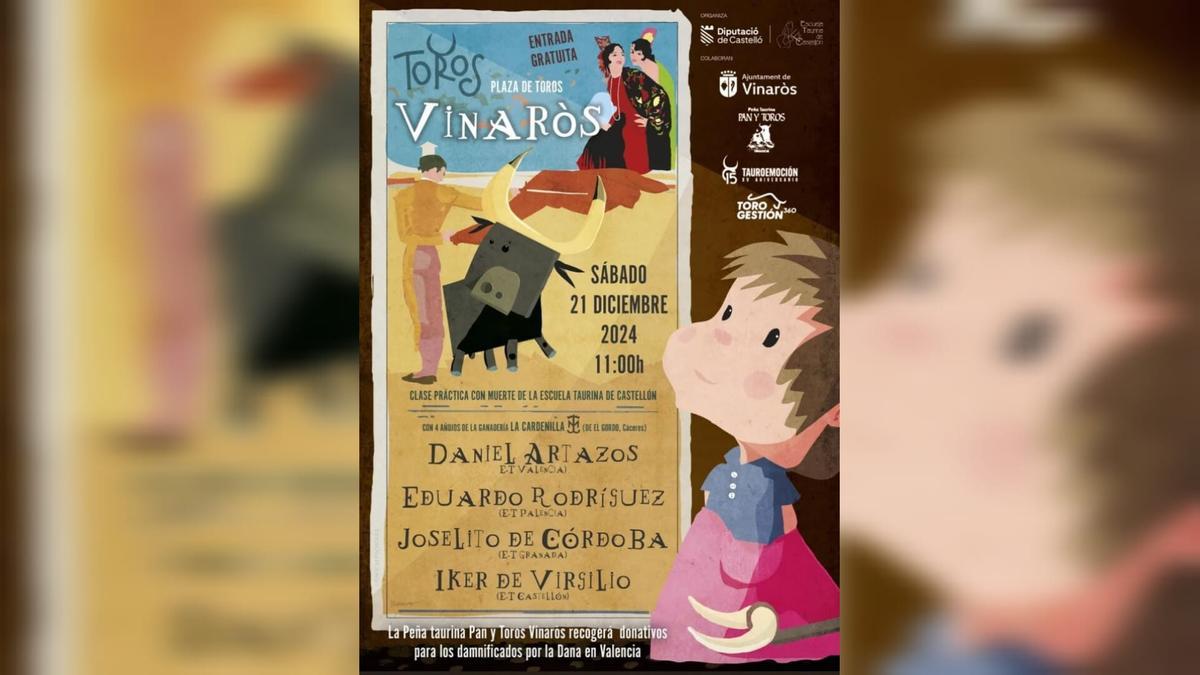 Foto del polémico cartel.