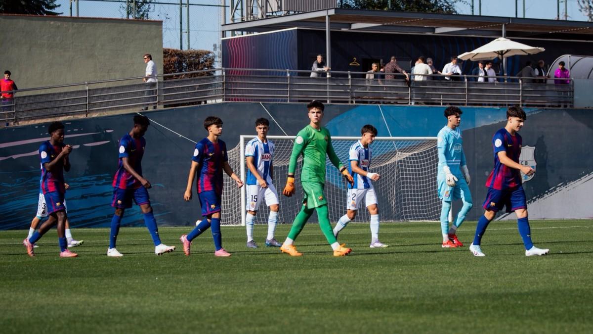 El derbi de juveniles se jugó en el campo 7 de la Ciutat Esportiva