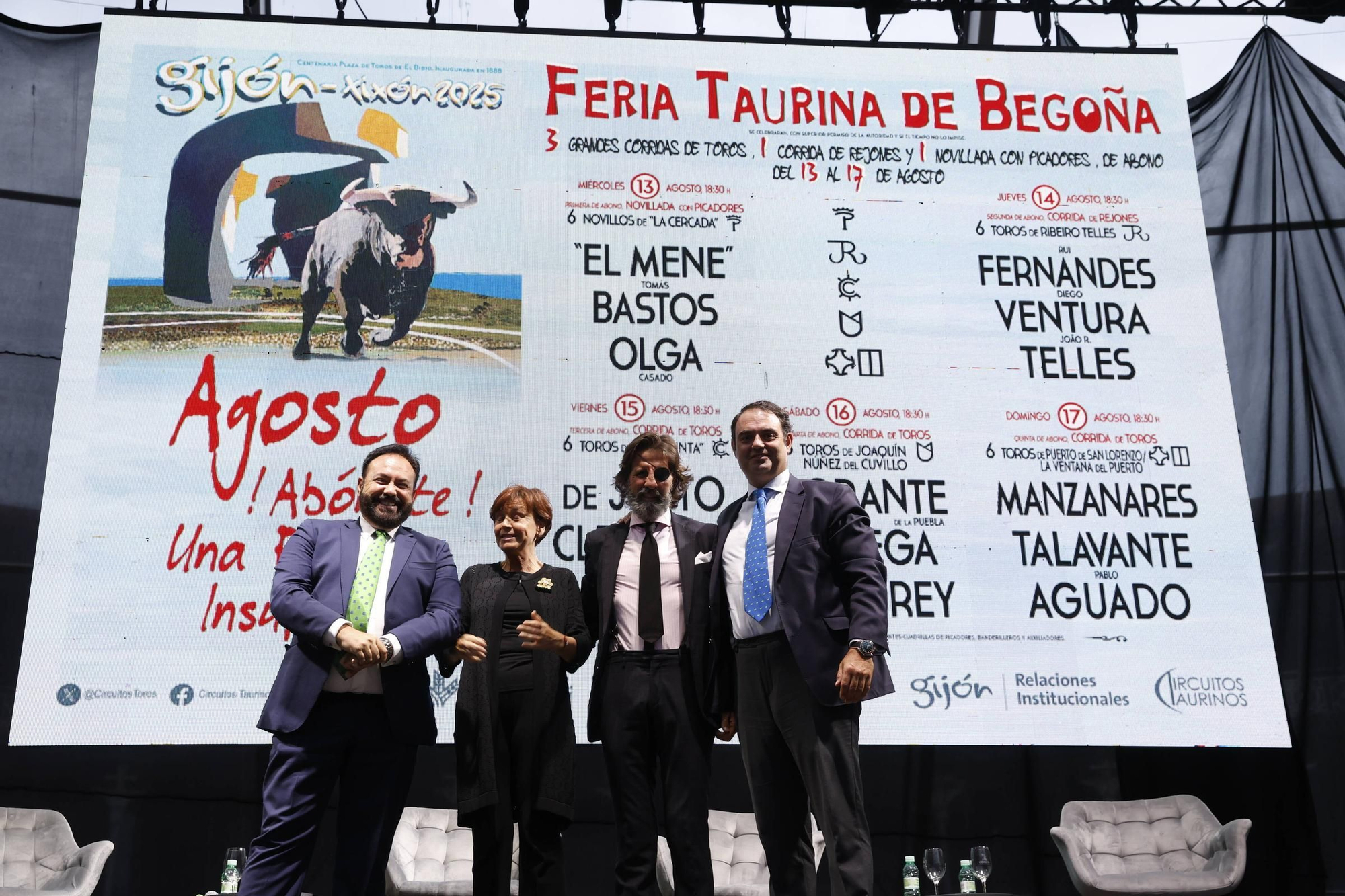 Así fue la presentación de la feria taurina de Gijón (en imágenes)