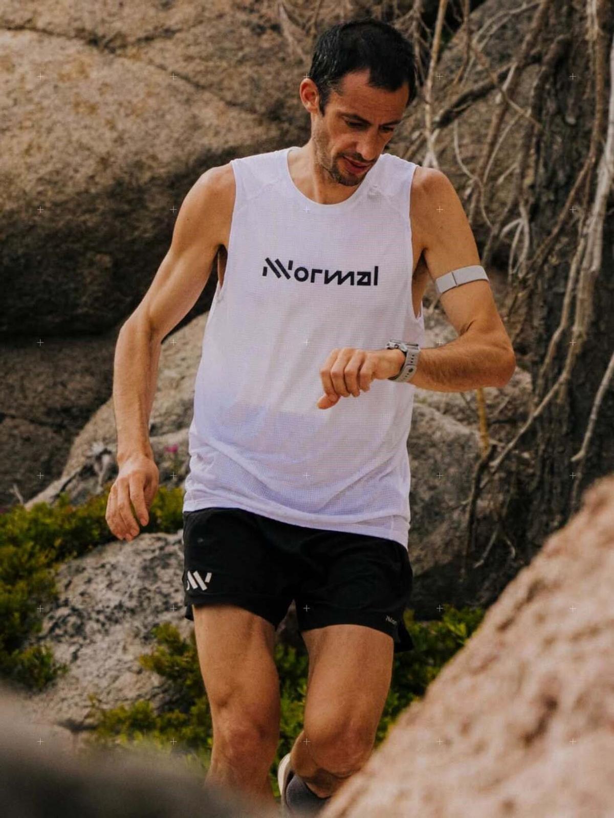 Kilian Jornet, durante un entrenamiento