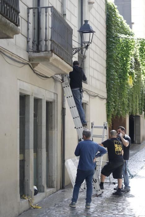 Rodatge d'un anunci a Girona