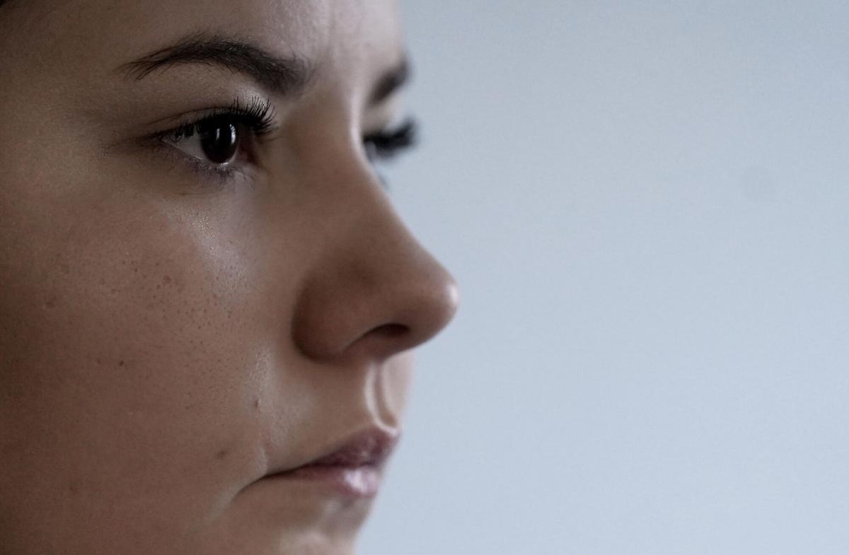 Madrid. 27.02.2026. Ksenia Koldin, joven ucraniana que fue deportada a Rusia y regresó a Ucrania con la ayuda de Save Ukraine