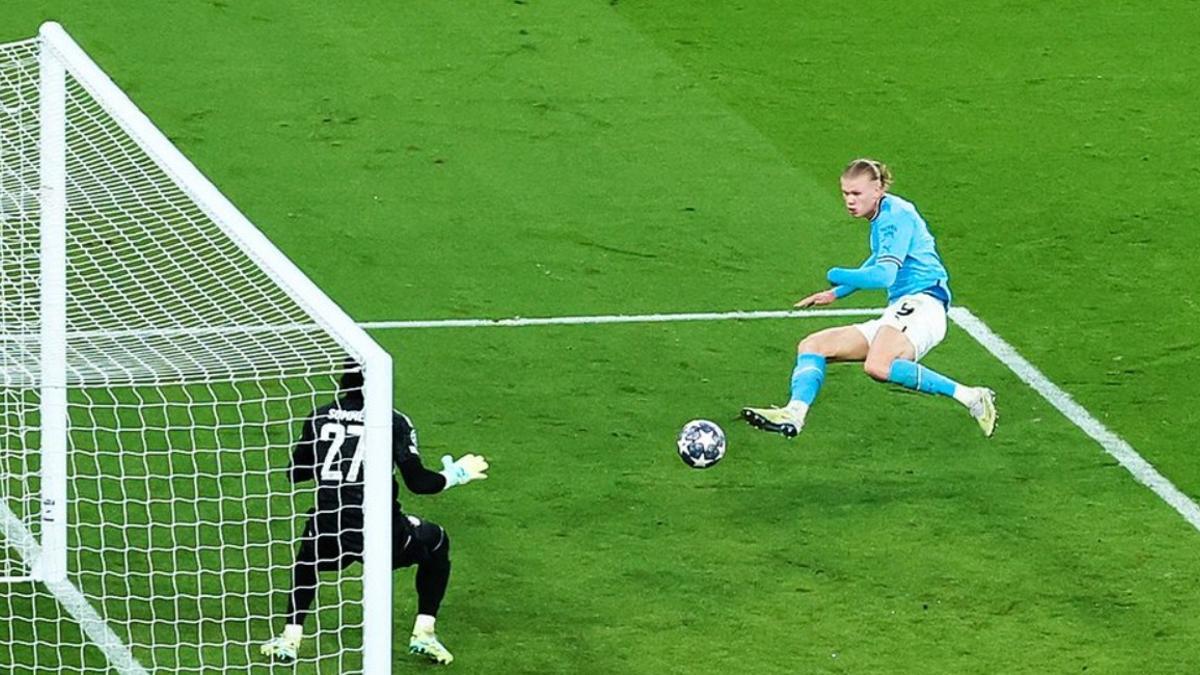 Haaland consigue el 3-0 del Manchester City al Bayern en el Etihad.