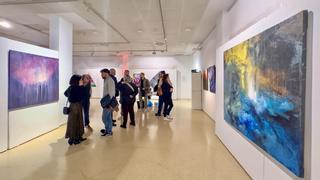 Alboraia inaugura dos exposiciones de Laila Hamwi y Vicente Panach con la abstracción como protagonista