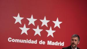 Archivo - El consejero de Presidencia, Justicia y Administración Local de la Comunidad de Madrid, Miguel Ángel García Martín, en rueda de prensa posterior al Consejo de Gobierno