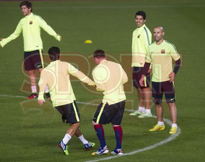 ENTRENO BARÇA EN NICOSIA