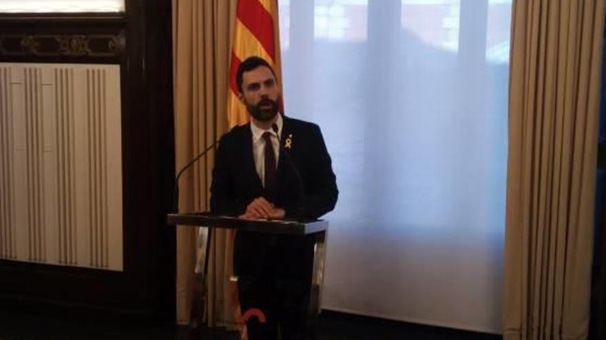 Roger Torrent: «Denunciaré la situació dels presos fins que siguin a casa»