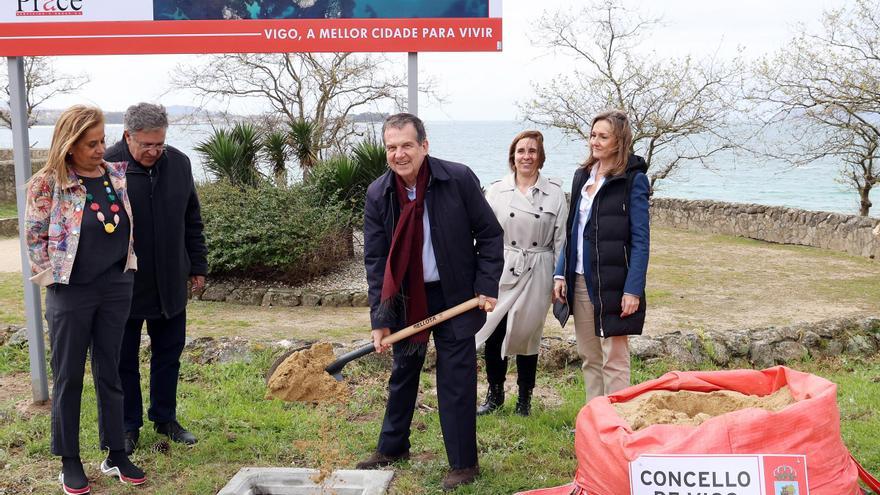 Concello y Diputación colocan la primera piedra del proyecto de recuperación de Samil