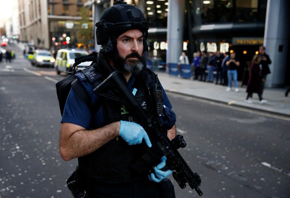 Atentado terrorista en el puente de Londres