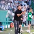 Iván Ania durante el Córdoba CF-Albacete en El Arcángel.